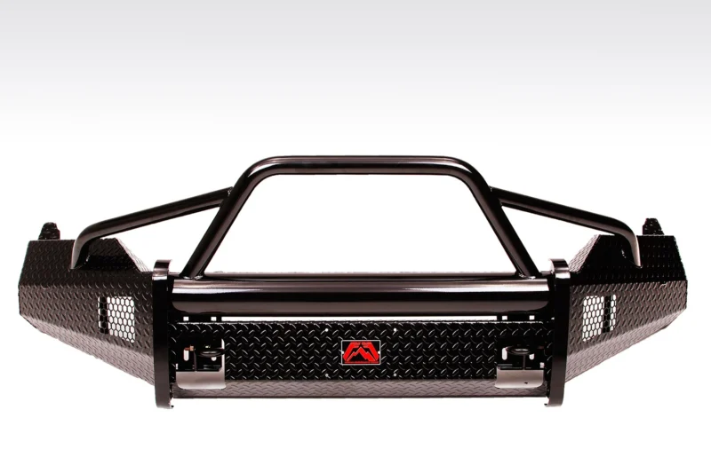 Fab Fours DR13-K2962-1 - Black Steel Front Bumpers