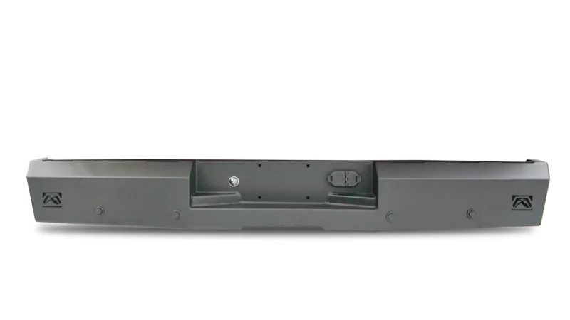 Fab Fours DR19-RT4250-1 - Red Steel Rear Bumpers