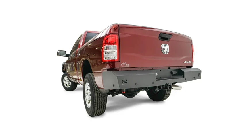 Fab Fours DR19-RT4450-1 - Red Steel Rear Bumpers