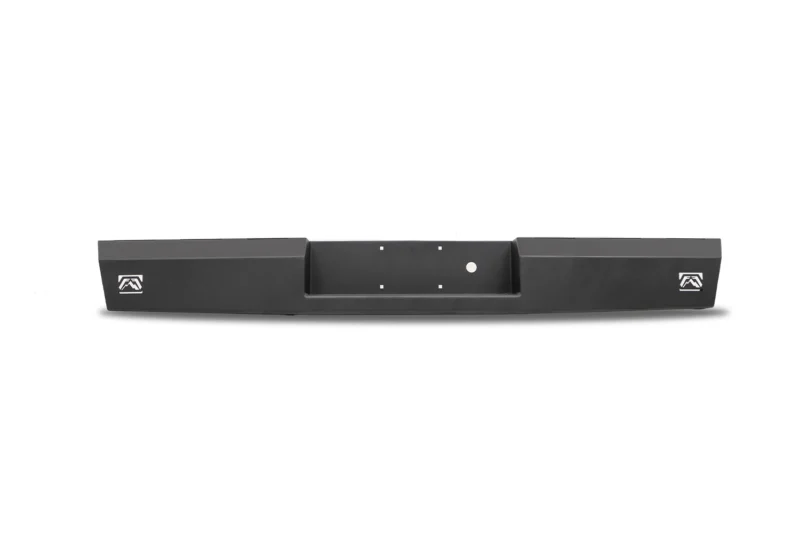 Fab Fours DR94-RT1650-1 - Red Steel Rear Bumpers