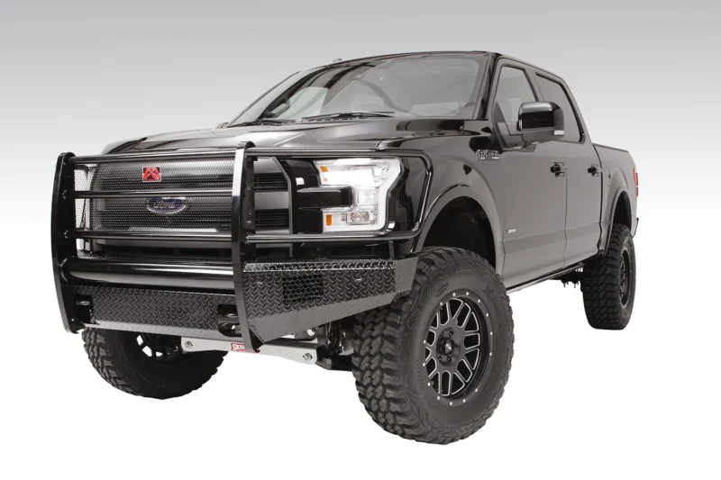 Fab Fours FF09-K1960-1 - Black Steel Front Bumpers