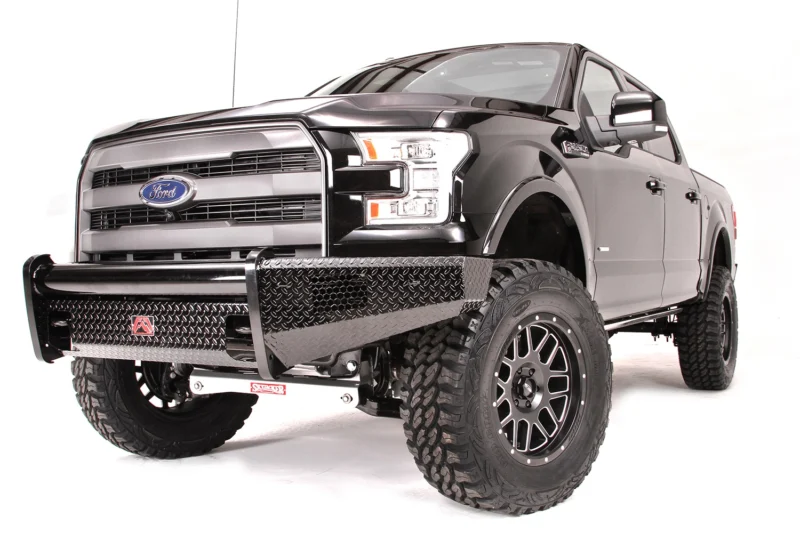 Fab Fours FF09-K1961-1 - Black Steel Front Bumpers