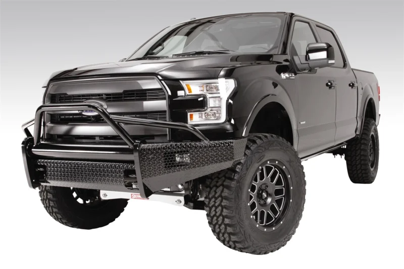 Fab Fours FF09-K1962-1 - Black Steel Front Bumpers