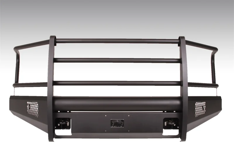 Fab Fours FF15-R3250-1 - Black Steel Elite Front Bumpers