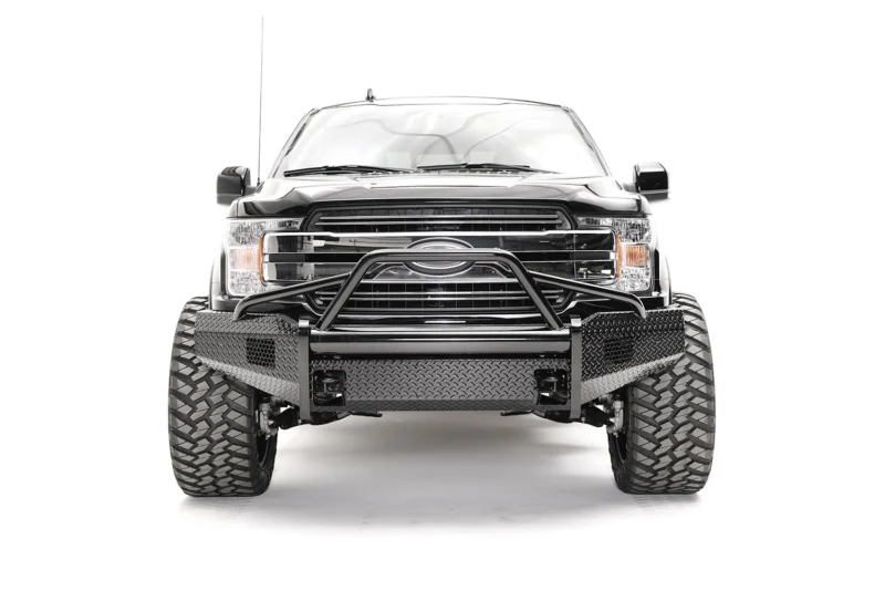 Fab Fours FF18-K4562-1 - Black Steel Front Bumpers