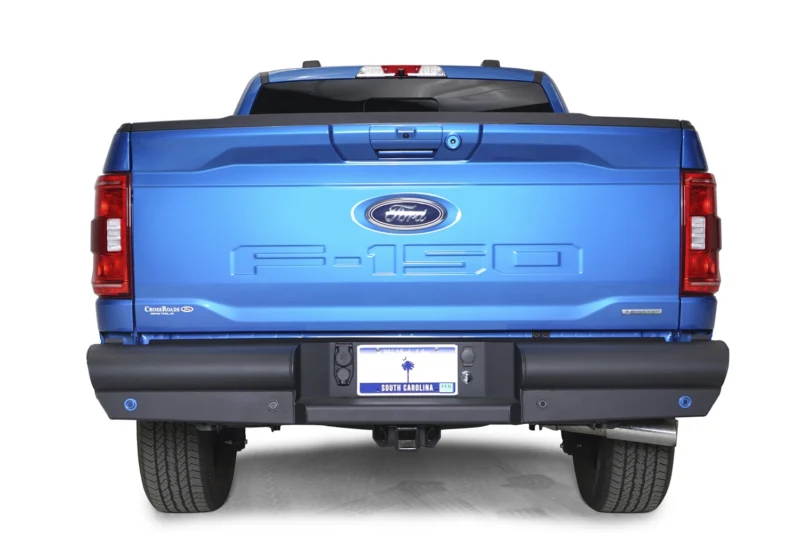Fab Fours FF21-U5050-1 - Black Steel Elite Rear Bumpers