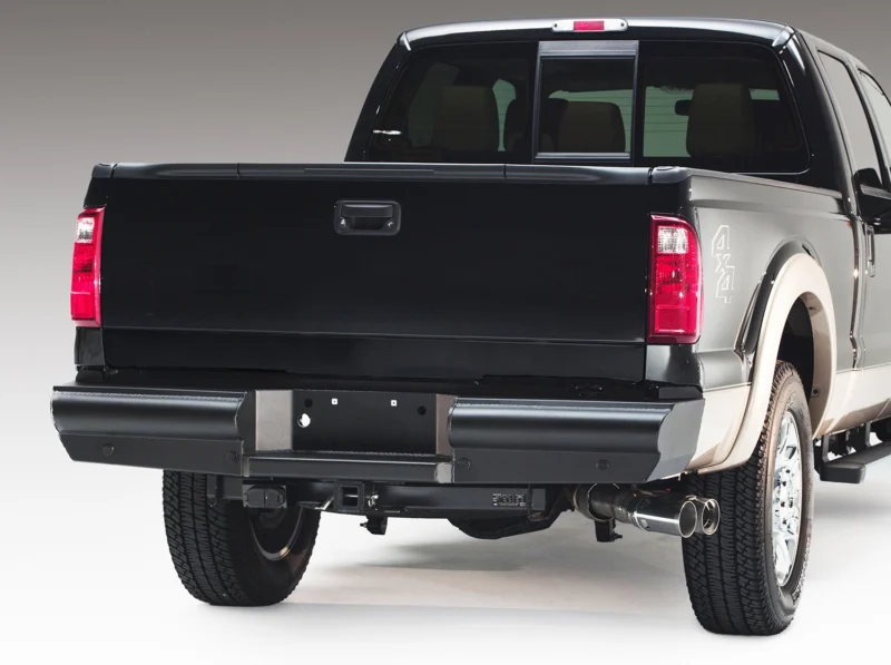 Fab Fours FS08-U1350-1 - Black Steel Elite Rear Bumpers