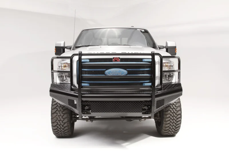 Fab Fours FS11-S2560-1 - Black Steel Front Bumpers