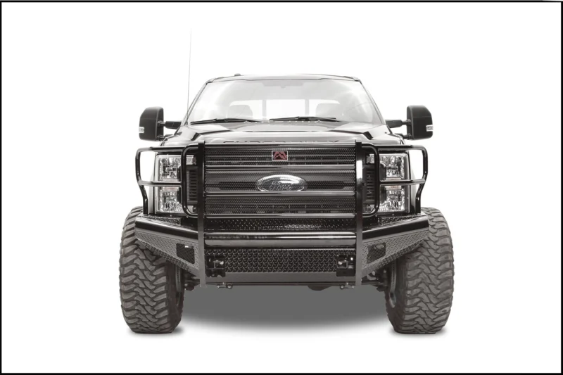 Fab Fours FS17-S4160-1 - Black Steel Front Bumpers