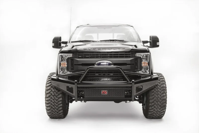 Fab Fours FS17-S4162-1 - Black Steel Front Bumpers