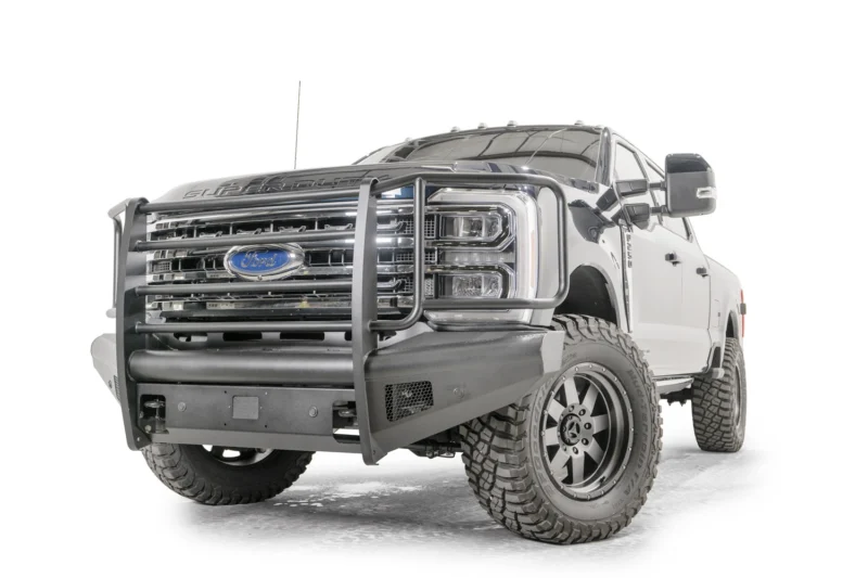 Fab Fours FS23-Q5960-1 - Black Steel Elite Front Bumpers