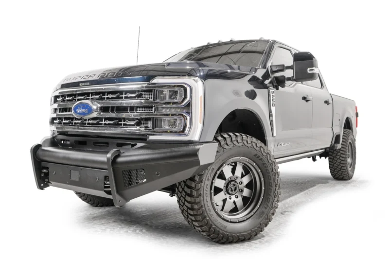 Fab Fours FS23-Q5961-1 - Black Steel Elite Front Bumpers