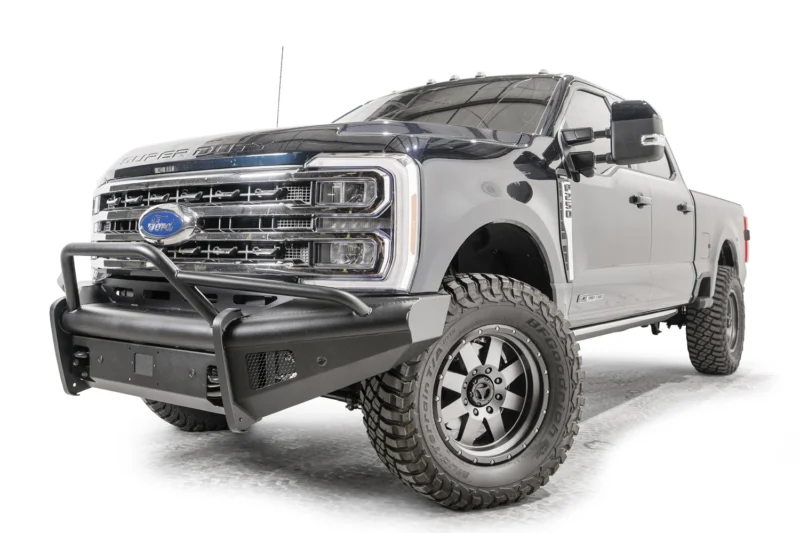 Fab Fours FS23-Q5962-1 - Black Steel Elite Front Bumpers