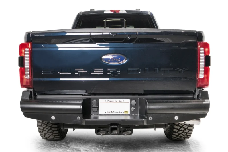 Fab Fours FS23-U5950-1 - Black Steel Elite Rear Bumpers