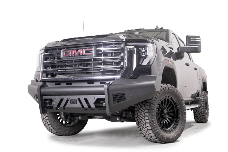 Fab Fours GM24-Q6261-1 - Black Steel Elite Front Bumpers