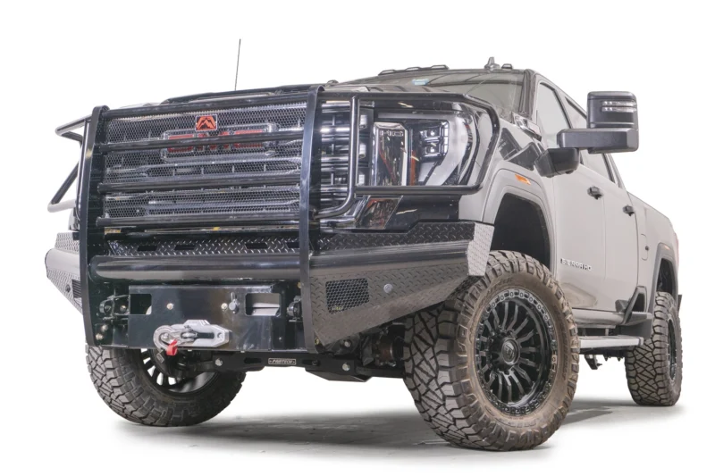 Fab Fours GM24-S6260-1 - Black Steel Front Bumpers