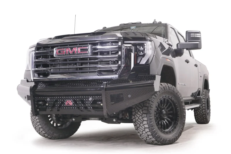 Fab Fours GM24-S6261-1 - Black Steel Front Bumpers