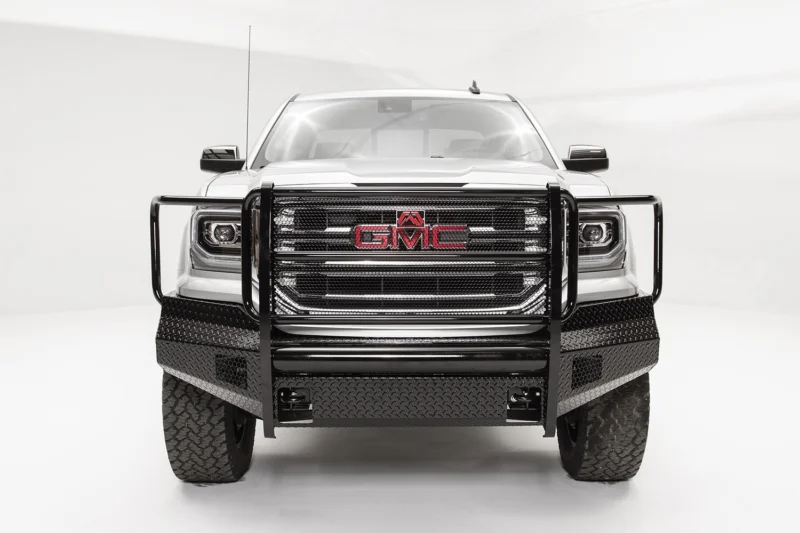 Fab Fours GS16-K3960-1 - Black Steel Front Bumpers
