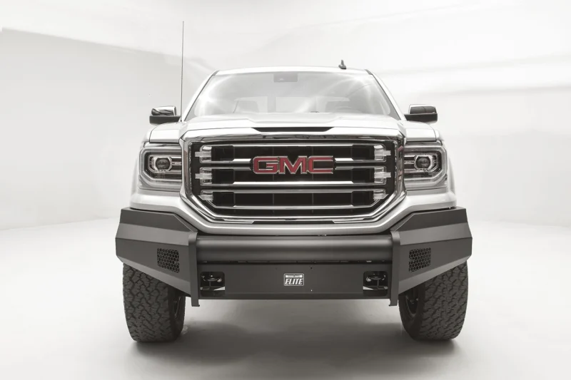 Fab Fours GS16-R3961-1 - Black Steel Elite Front Bumpers