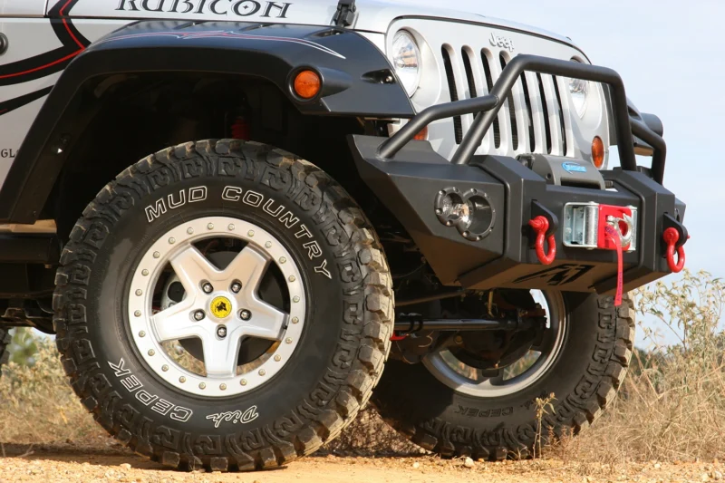 Fab Fours JK07-B1850-1 - Stubby & Specialty Front Bumpers