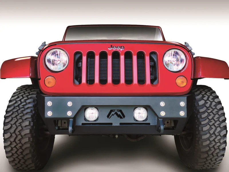 Fab Fours JK07-B1855-1 - Stubby & Specialty Front Bumpers