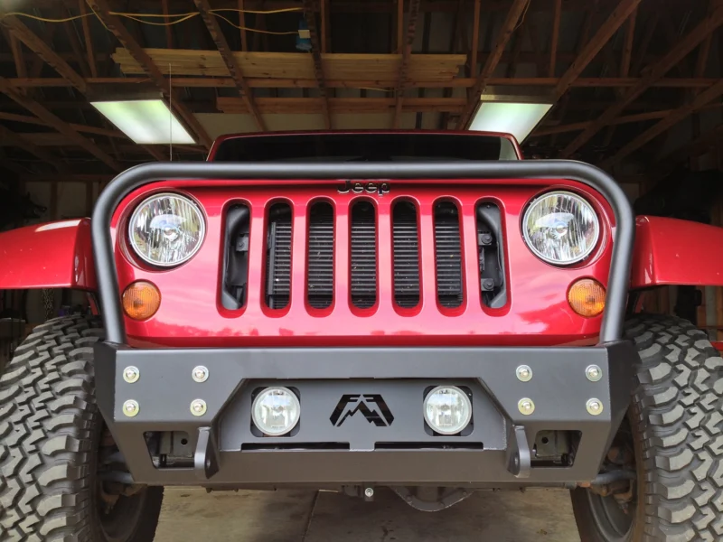 Fab Fours JK07-B1856-1 - Stubby & Specialty Front Bumpers