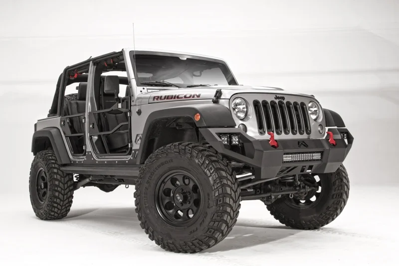 Fab Fours JK07-D1851-B - Vengeance Front Bumpers