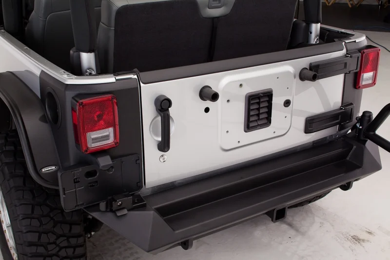 Fab Fours JK07-Y1251-1 - Heavy Duty Rear Bumpers