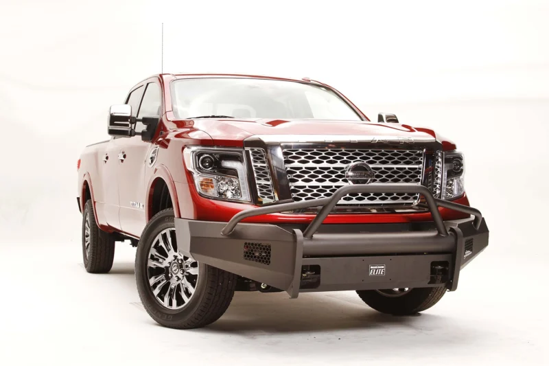 Fab Fours NT16-R3762-1 - Black Steel Elite Front Bumpers