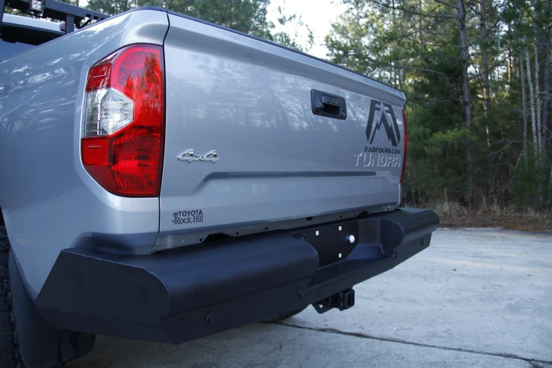 Fab Fours TT14-U2850-1 - Black Steel Elite Rear Bumpers