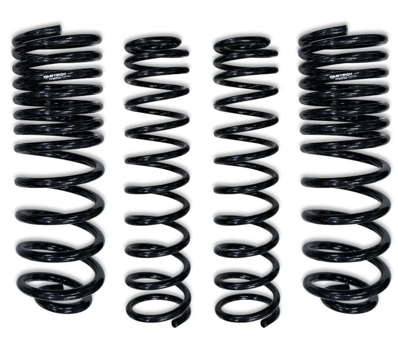 Fabtech FTS24245 - Coil Springs & Spacers, Black