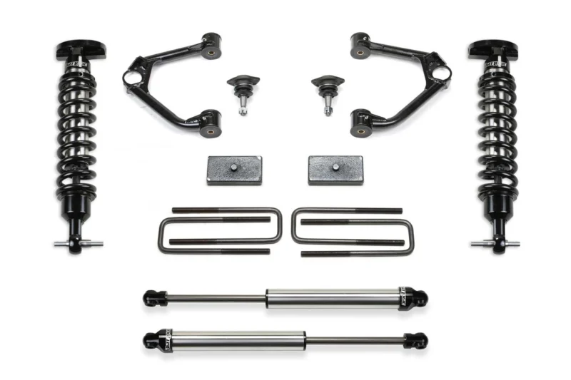 Fabtech K1163DL - Lift Systems with Dirt Logic Shocks, Crew Cab, 5'10" Bed