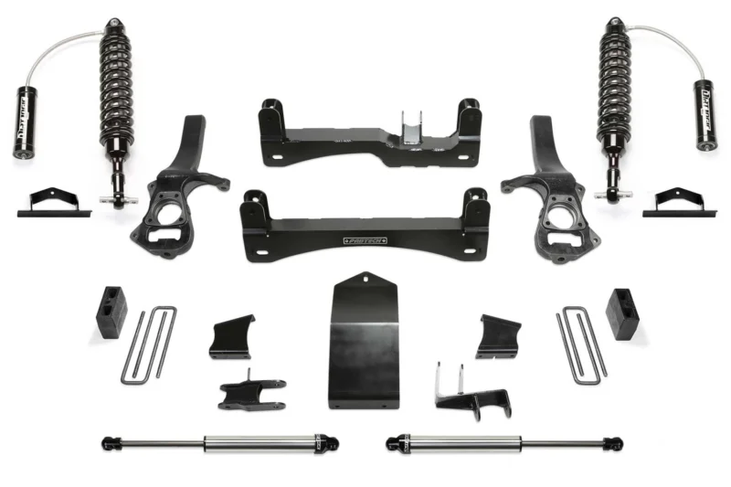 Fabtech K1176DL - Lift Systems with Dirt Logic Shocks, Crew Cab, 5'10" Bed