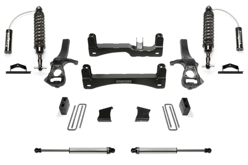 Fabtech K1178DL - Lift Systems with Dirt Logic Shocks, Crew Cab, 5'10" Bed