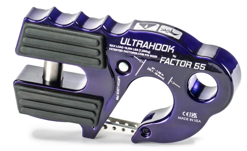 Factor 55 00250-15 - UltraHook, Purple, Powdercoat