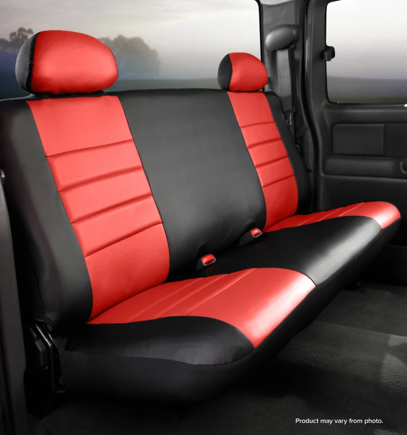 FIA SL62-10 RED - Leatherlite Simulated Leather Seat Covers