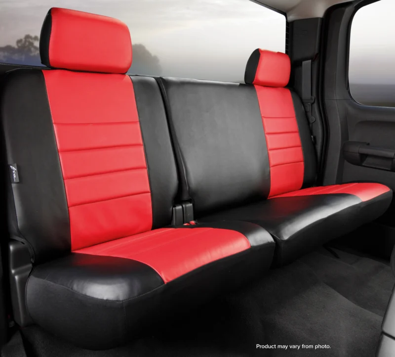 FIA SL62-38 RED - Leatherlite Simulated Leather Seat Covers