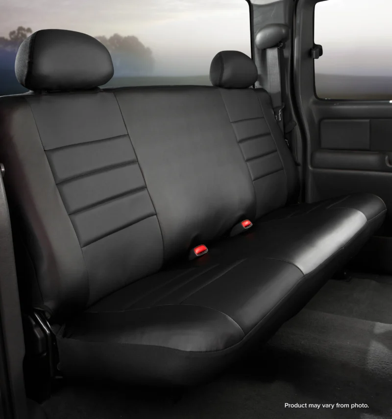 FIA SL62-47 BLK/BLK - Leatherlite Simulated Leather Seat Covers