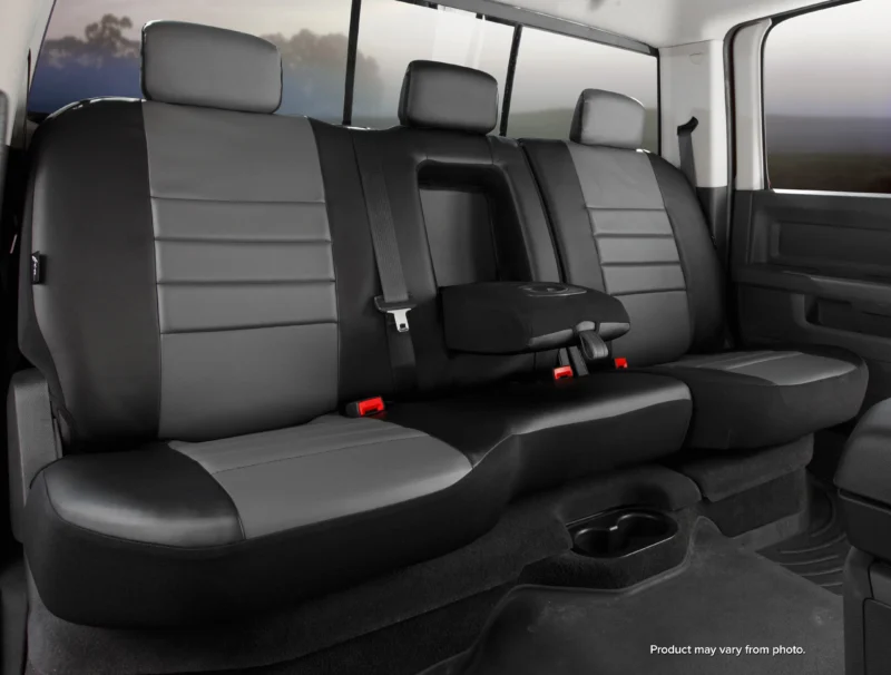 FIA SL62-55 GRAY - Leatherlite Simulated Leather Seat Covers, Extended Cab