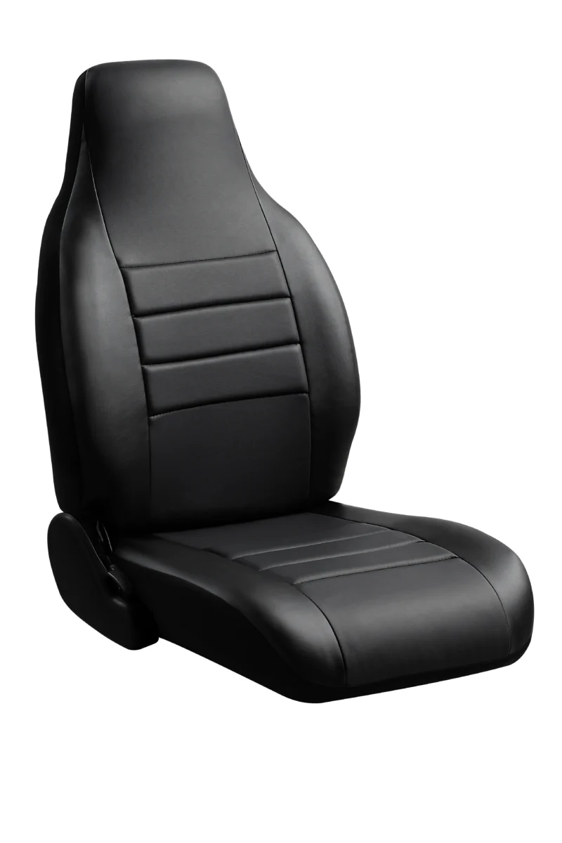 FIA SL65-15 BLK/BLK - Leatherlite Simulated Leather Seat Covers