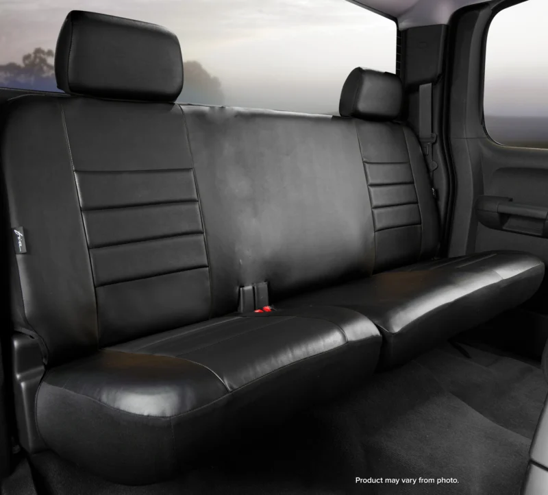 FIA SL65-3 BLK/BLK - Leatherlite Simulated Leather Seat Covers