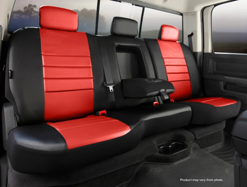 FIA SL67-32 RED - Leatherlite Simulated Leather Seat Covers
