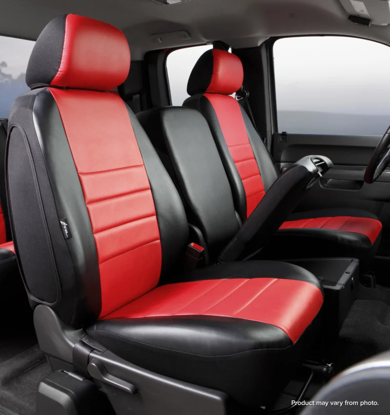 FIA SL67-36 RED - Leatherlite Simulated Leather Seat Covers