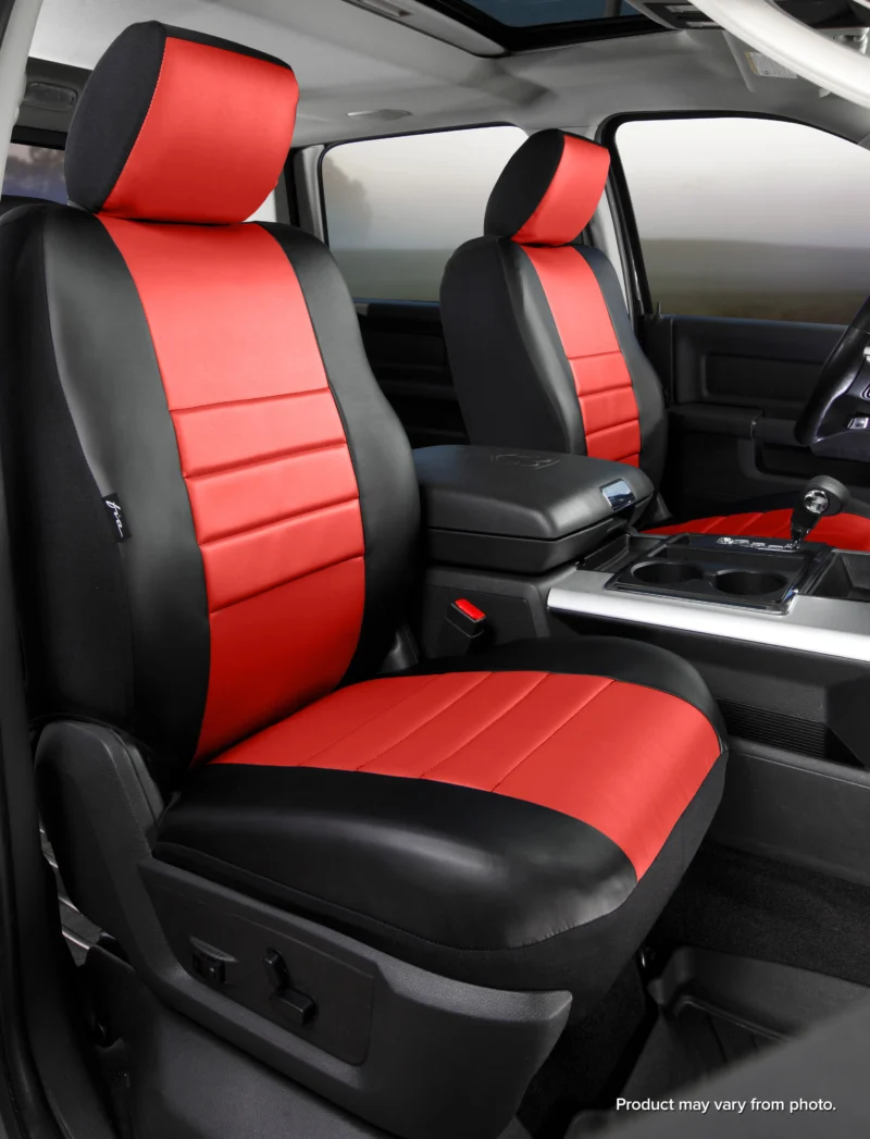 FIA SL67-74 RED - Leatherlite Simulated Leather Seat Covers