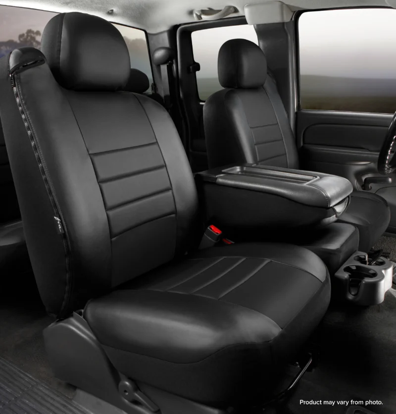 FIA SL68-17 BLK/BLK - Leatherlite Simulated Leather Seat Covers