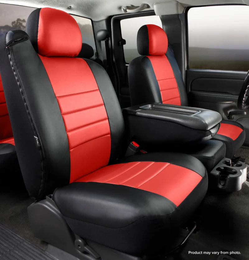 FIA SL68-17 RED - Leatherlite Simulated Leather Seat Covers