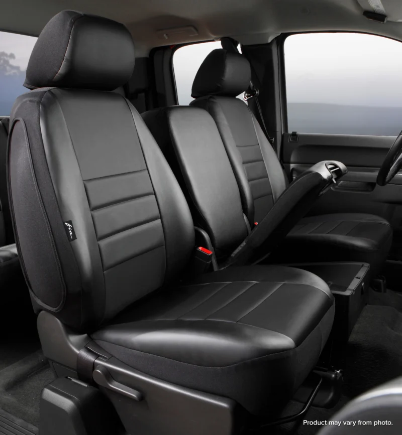 FIA SL69-45 BLK/BLK - Leatherlite Simulated Leather Seat Covers