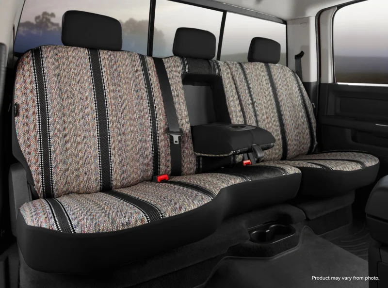 FIA TR42-55 BLACK - Wrangler Saddleblanket Seat Covers, Extended Cab