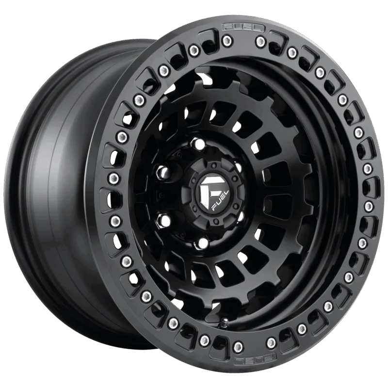 Fuel 1PC D10117908445 - Zephyr Beadlock, Matte Black, D101 Zephyr Beadlock