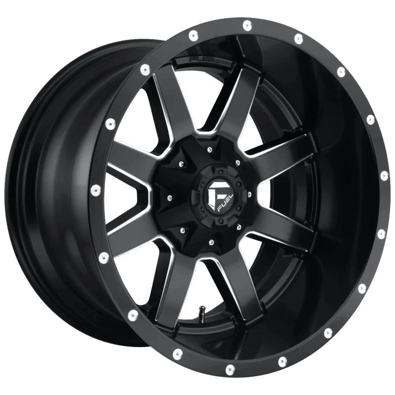 Fuel 1PC D53817908250 - Maverick, Matte Black Milled, D538 Maverick